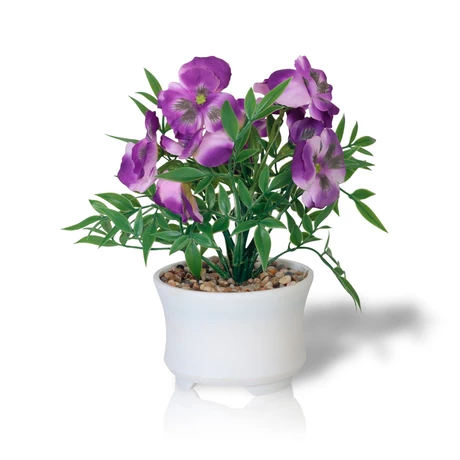 Planta Artificial Pensamientos 22x11 cm