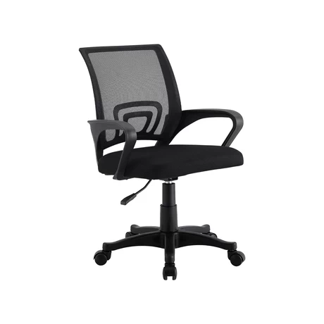Silla de Oficina Ajustable Comfort Plus Negro