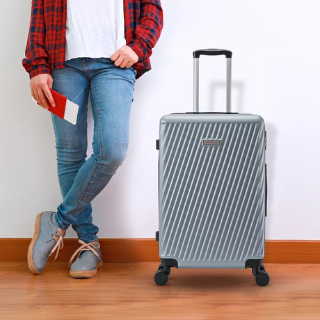 Maleta Rigida Milan M 18kg gris