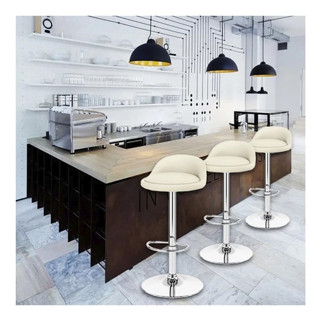 Pack 2 - Pisos de Bar Round Beige