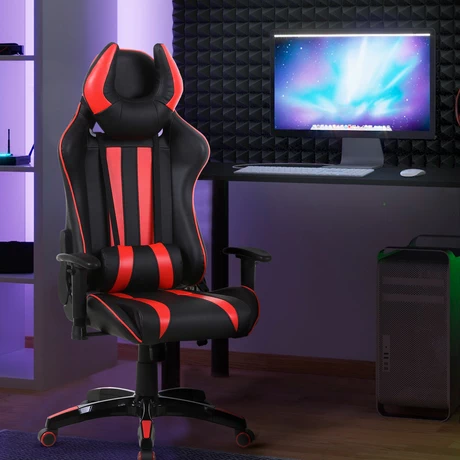 Silla Gamer Racing Reclinable Rojo