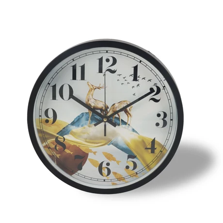 Reloj Decorativo Pared  Diseño 30cm negro