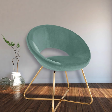 Sitial Poltrona Terciopelo Filippo Celeste