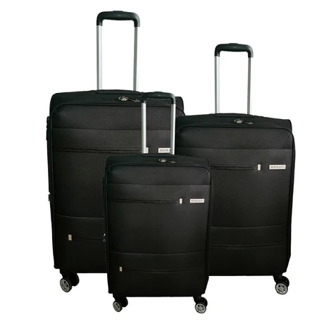 Set de Maletas Blandas Támesis S M L Negro
