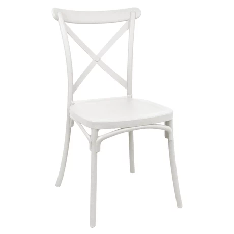 Silla Terraza Plástica Petra Blancas
