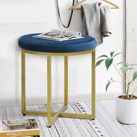 Ottoman Pouf Daisy Azul