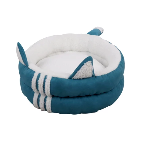 Cama Mascotas Orejas Azul
