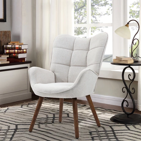 Sitial New Kas Acolchado Con Apoyabrazos Beige