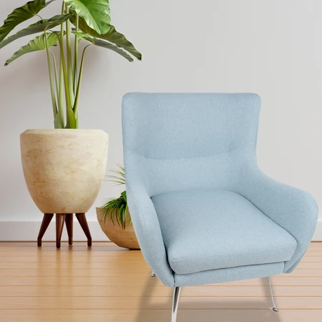 Sitial Respaldo Alto Venecia Celeste