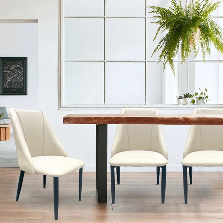 Pack 4 Silla Comedor Eleganza Beige