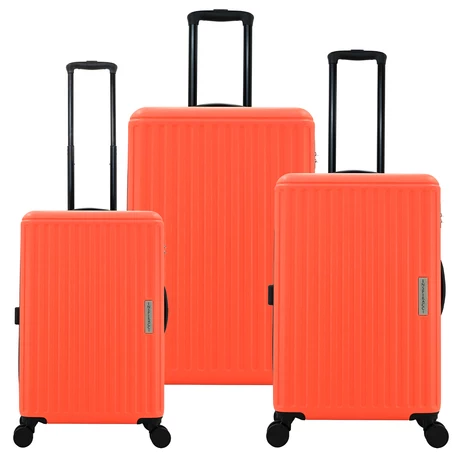 Set de 3 Maletas Rígidas Misuri Naranjo