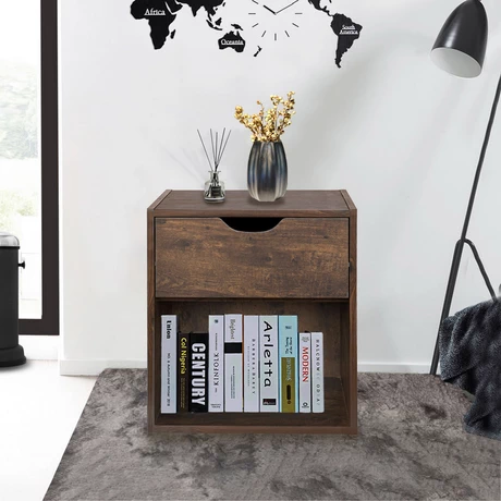 Velador de Dormitorio con 1 Cajón - vista alternativa