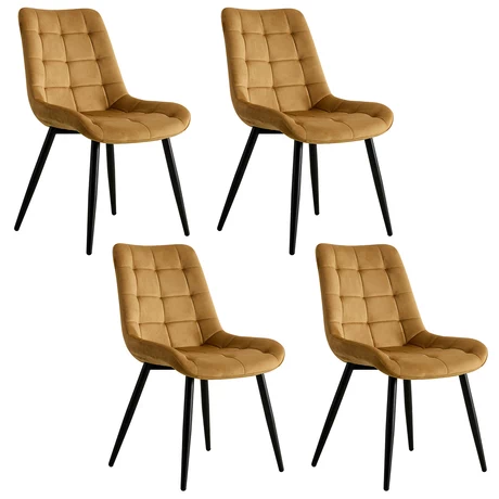 Pack 4 Sillas de Comedor Cucuta Café