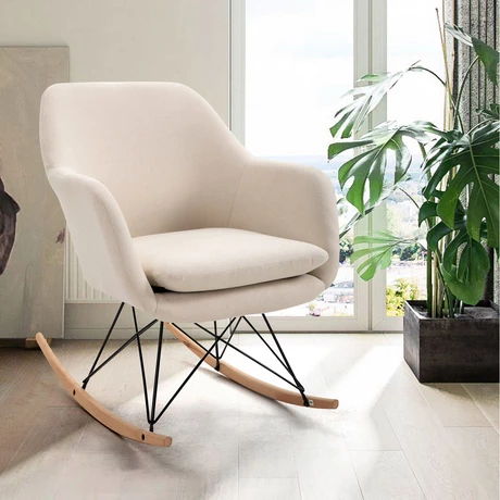 Silla Mecedora Sitial Napoles Beige