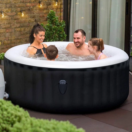 Spa Inflable con Filtro Negro