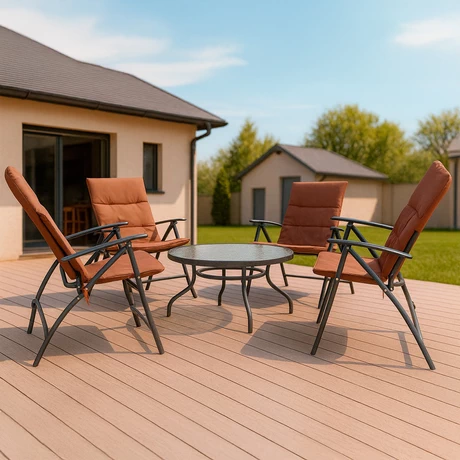 Set de Terraza 4 Sillas + Mesa Ipanema