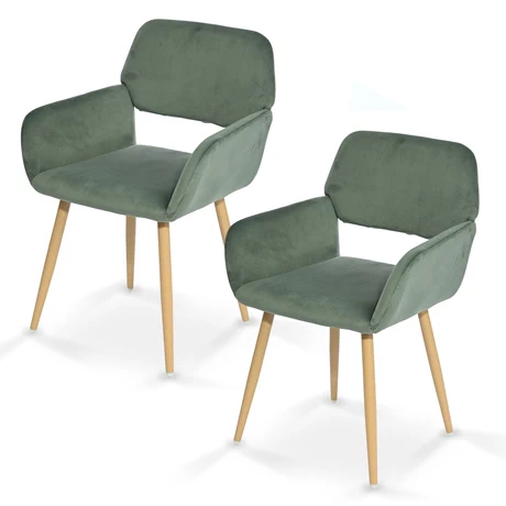 Pack 2 Sillas Comedor Sitial Cromwell Verde