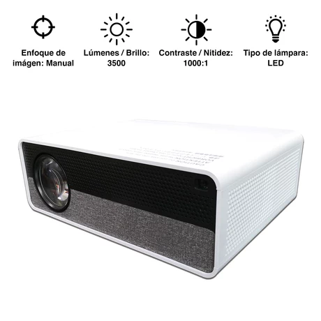 Proyector Q9 Full HD 11,1x23,7x31,7 cm Blanco