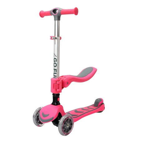 Scooter infantil 2N1 GoFun Rosado
