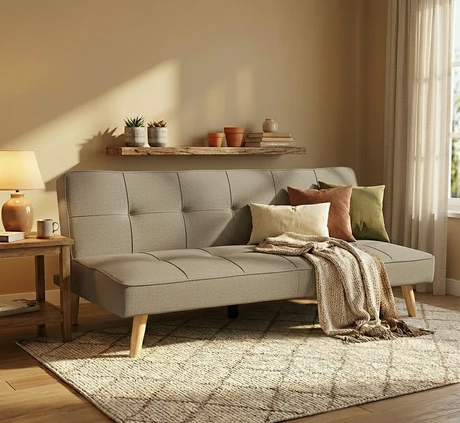 Futón Foster Beige 167x76x80 cm