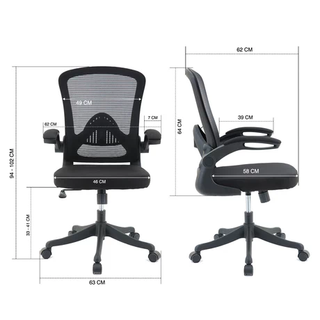Silla de Escritorio Ergo Flex Pro - Negro
