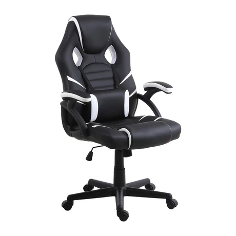 Silla Gamer Reclinable con Altura Regulable Blanco