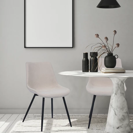 Pack 2 Sillas de Comedor Praga Beige