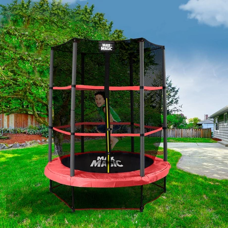 Cama Elástica 140 cm Rojo