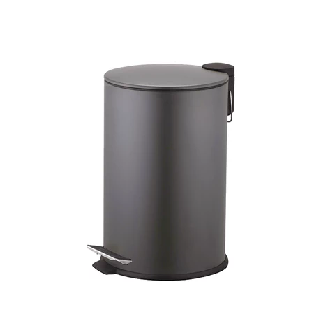 Basurero 17 L Acero Gris