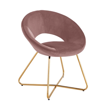 Sitial Poltrona Terciopelo Filippo Dark Rosa