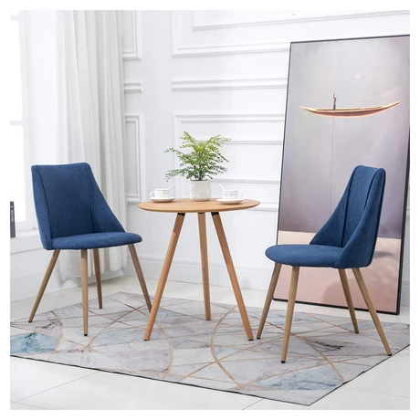 Silla de Comedor Sitial Tela - Azul - vista alternativa