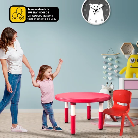 Pack 4 Sillas Infantiles Roja