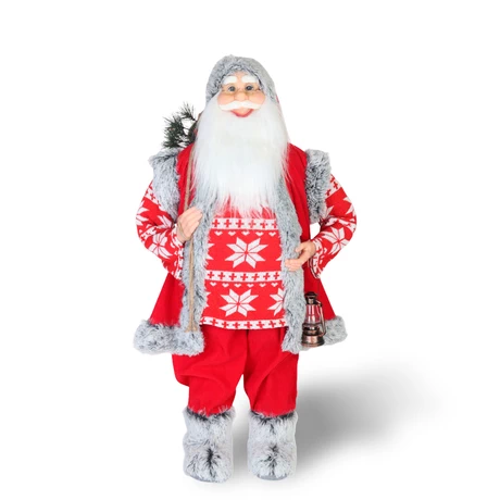 Muñeco Papá Noel 90 cm Rojo