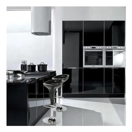 Pack 2 - Piso Bar Regulable Taburete Estilo Retro - Negro