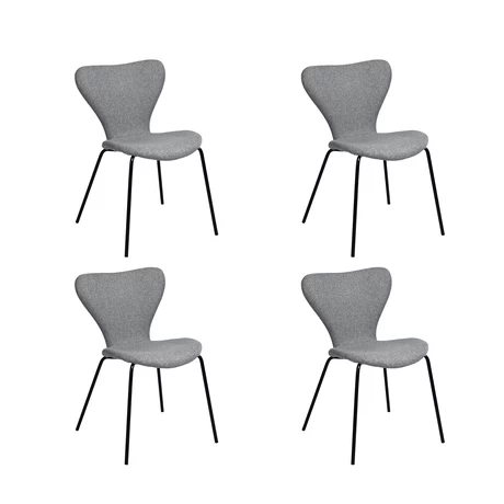 Pack 4 Sillas Comedor Sicodelia Gris