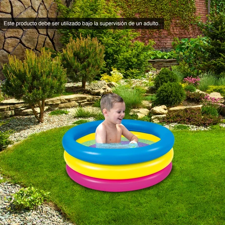 Piscina Infantil Redonda 66 L 25x76 cm Multicolor