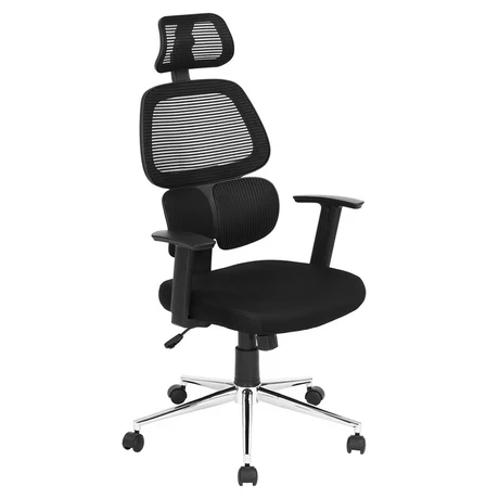 Silla de Oficina Mesh Ajustable - Negro