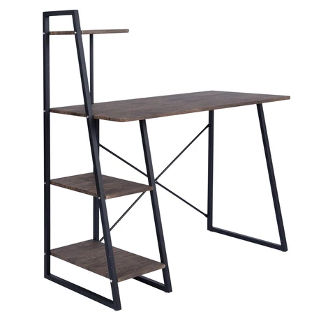 Escritorio con Repisas MDF - Negro