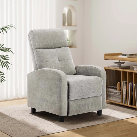 Berger Reclinable Lisboa Tela Gris