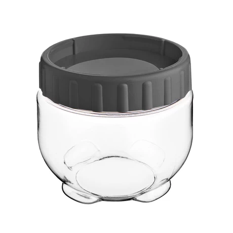 Frasco Canister Alimentos 550 Ml Gris