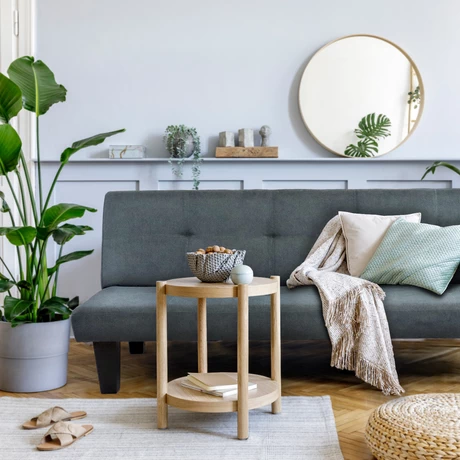 Futón Harper Gris 165x67x70