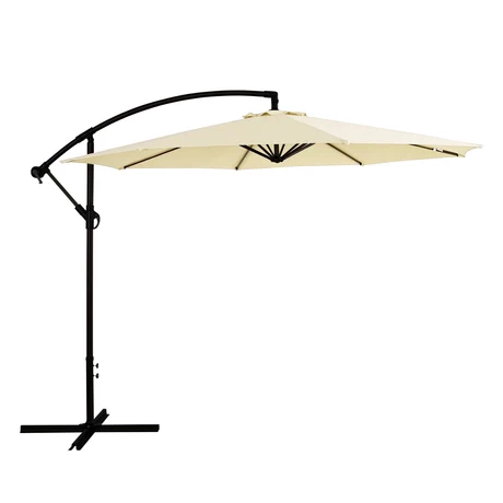 Sombrilla Quitasol Lateral Diámetro 3 metros Beige