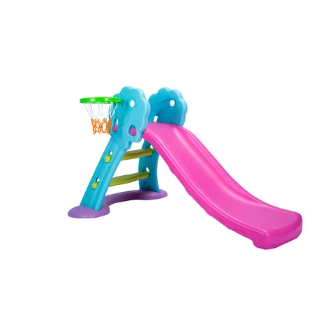 Resbalín Infantil con Aro de Básquetbol Verde