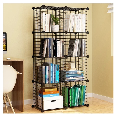 Armario Organizador Metálico Transportable 8 Cubos