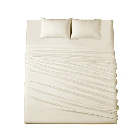 Juego de Sábanas Amelie King Beige