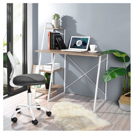 Escritorio con Repisas MDF - Blanco