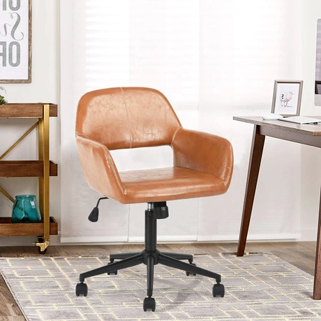 Silla de Oficina Cromwell PU Café - vista alternativa