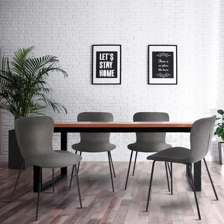 Pack 4 Sillas de Comedor Citrino Gris