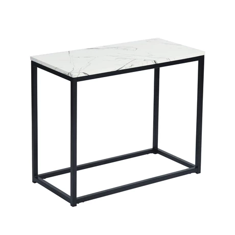 Mesa Lateral Marmoleado Negro