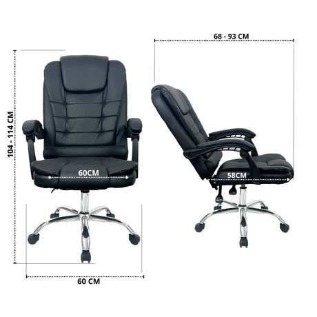 Sillón Gerencial Praga Negro